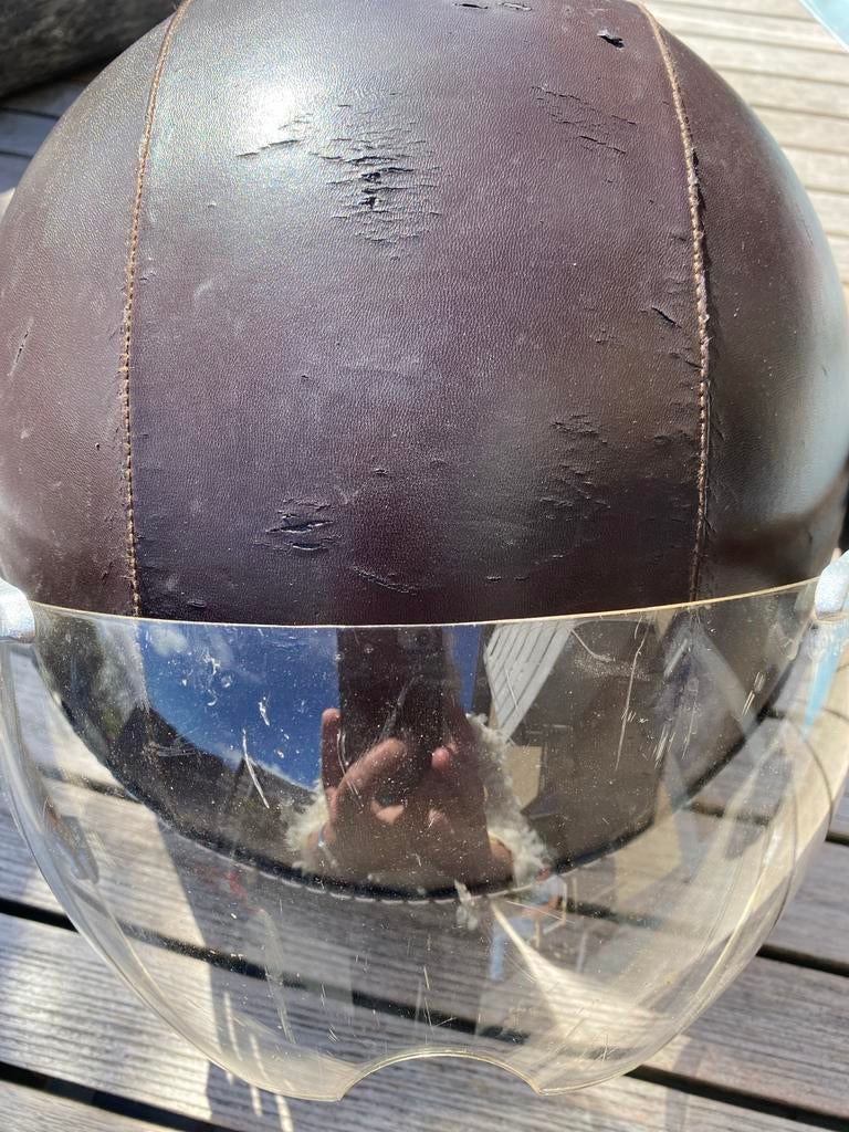 Bruine Vinz helm maat S, Ophalen
