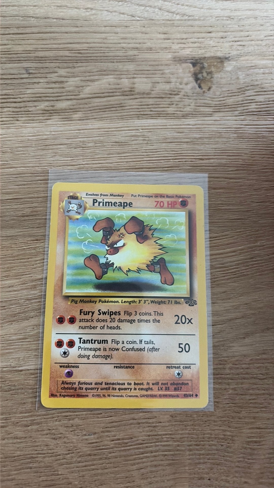 Jungle (eng) - Primeape, Ophalen of Verzenden, Zo goed als nieuw