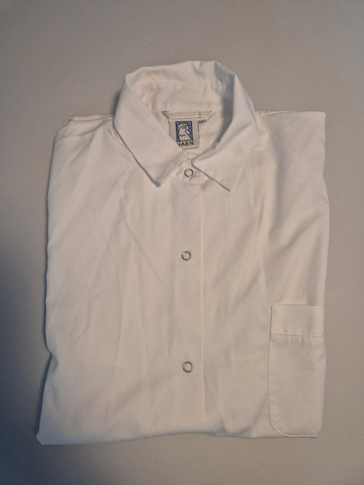 Hean Zorgkleding Wit Maat M Lang Model Jas, Ophalen of Verzenden, Zo goed als nieuw, Hean