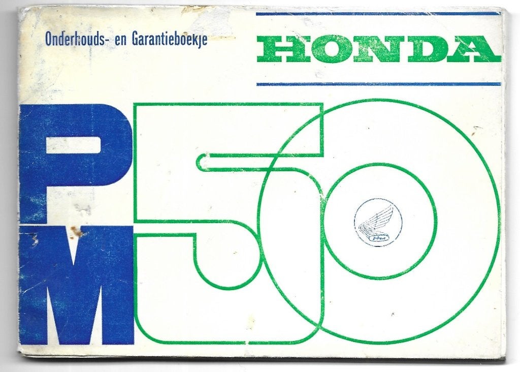 Honda PM50 handleiding Cangaro (7238z), Fietsen en Brommers, Handleidingen en Instructieboekjes, Zo goed als nieuw, Verzenden