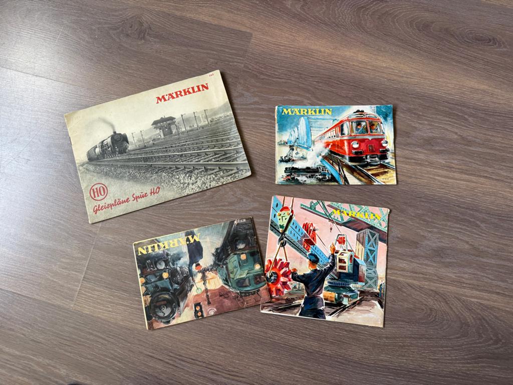 Märklin Catalogus en Gleispläne Spoor HO - Vintage Collectie, Ophalen of Verzenden, Gebruikt, Boek, Tijdschrift of Catalogus, Märklin