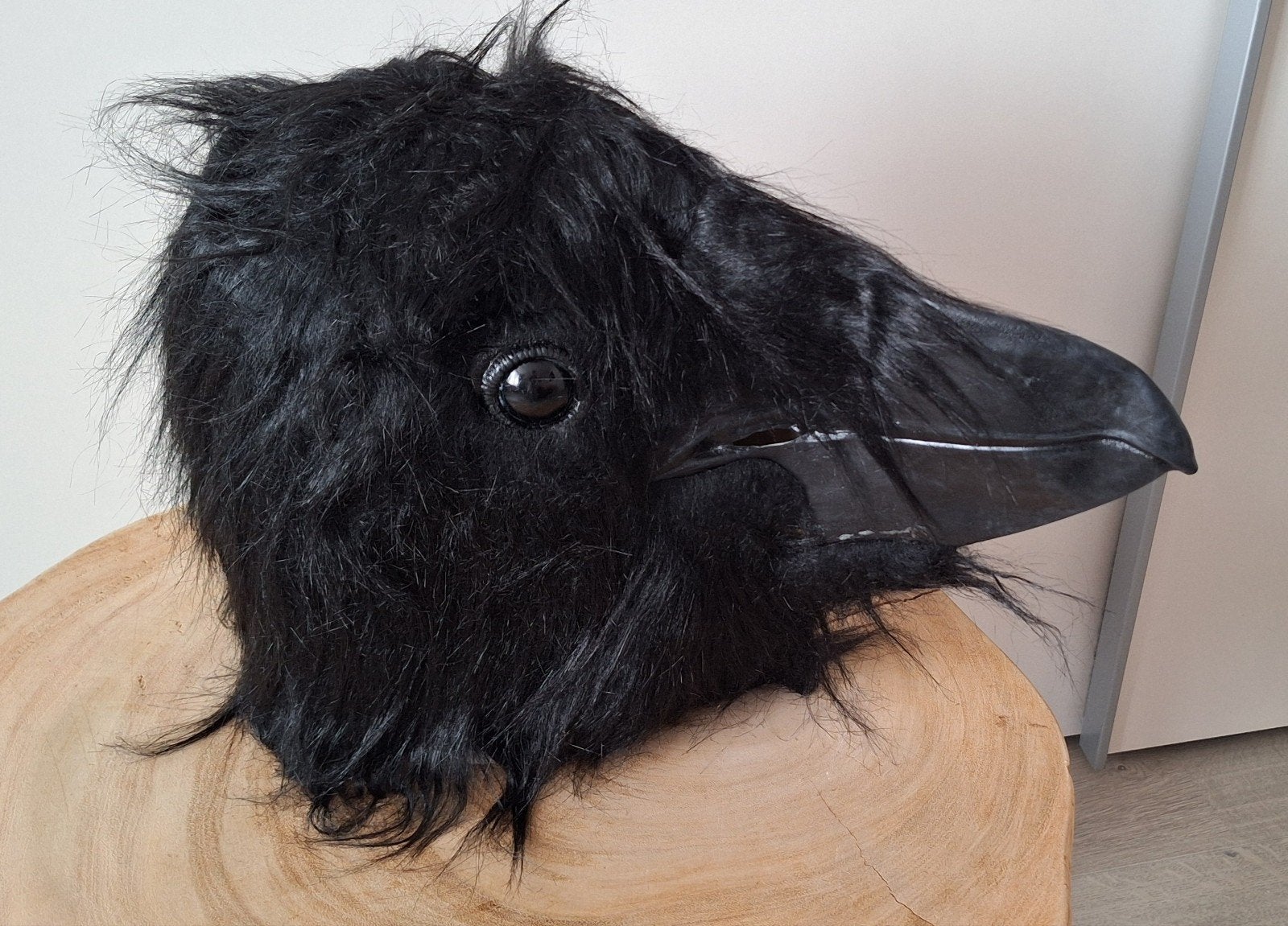 Realistisch Halloween masker Raaf Kraai, Ophalen of Verzenden, Nieuw, Accessoires