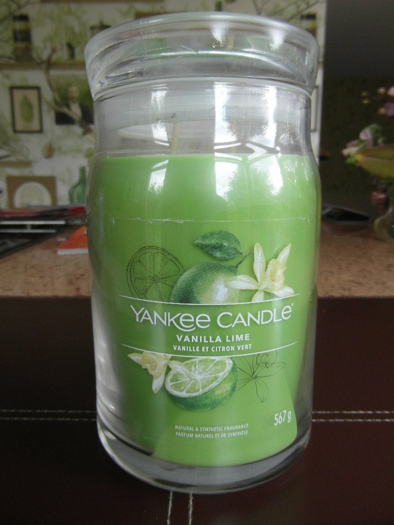 Yankee Candle Geurkaars   "VANILLA LIME", Overige materialen, Overige merken, Nieuw, Ophalen of Verzenden