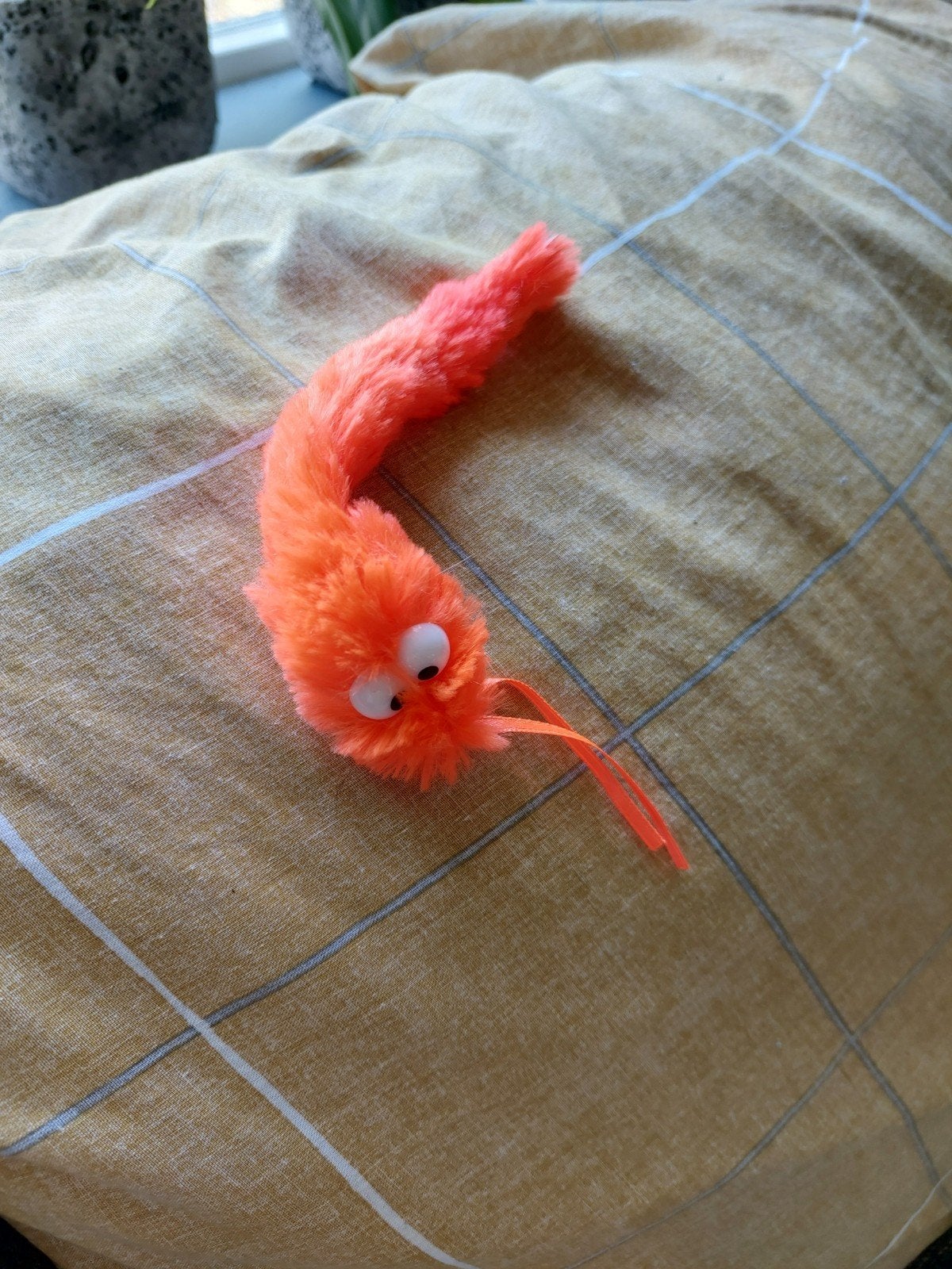 Magische Worm op een Touwtje - Oranje Speelgoed, Verzenden, Zo goed als nieuw