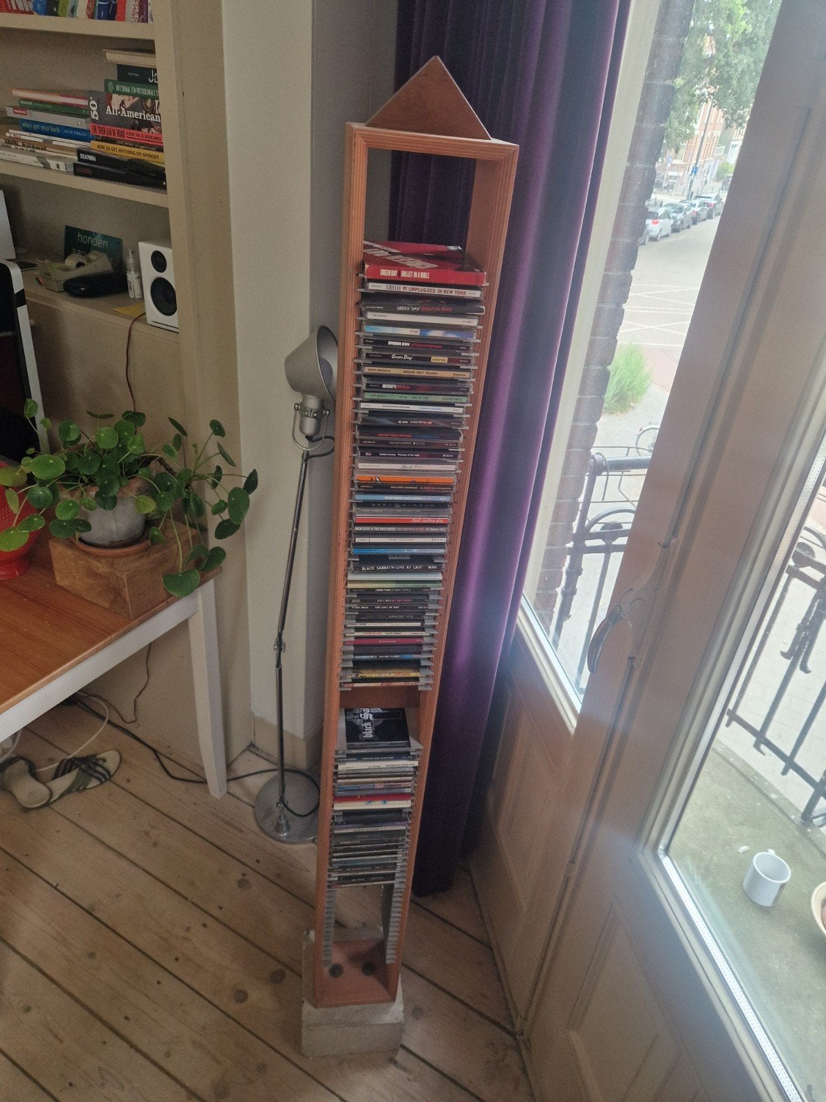 Houten CD-rek, Ophalen, Gebruikt, 75 tot 150 discs, Cd's