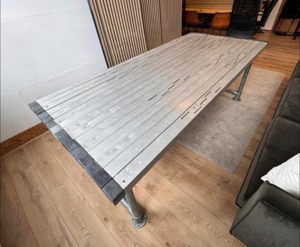 Design tafel 220x80, Ophalen of Verzenden, Rechthoekig, 50 tot 100 cm