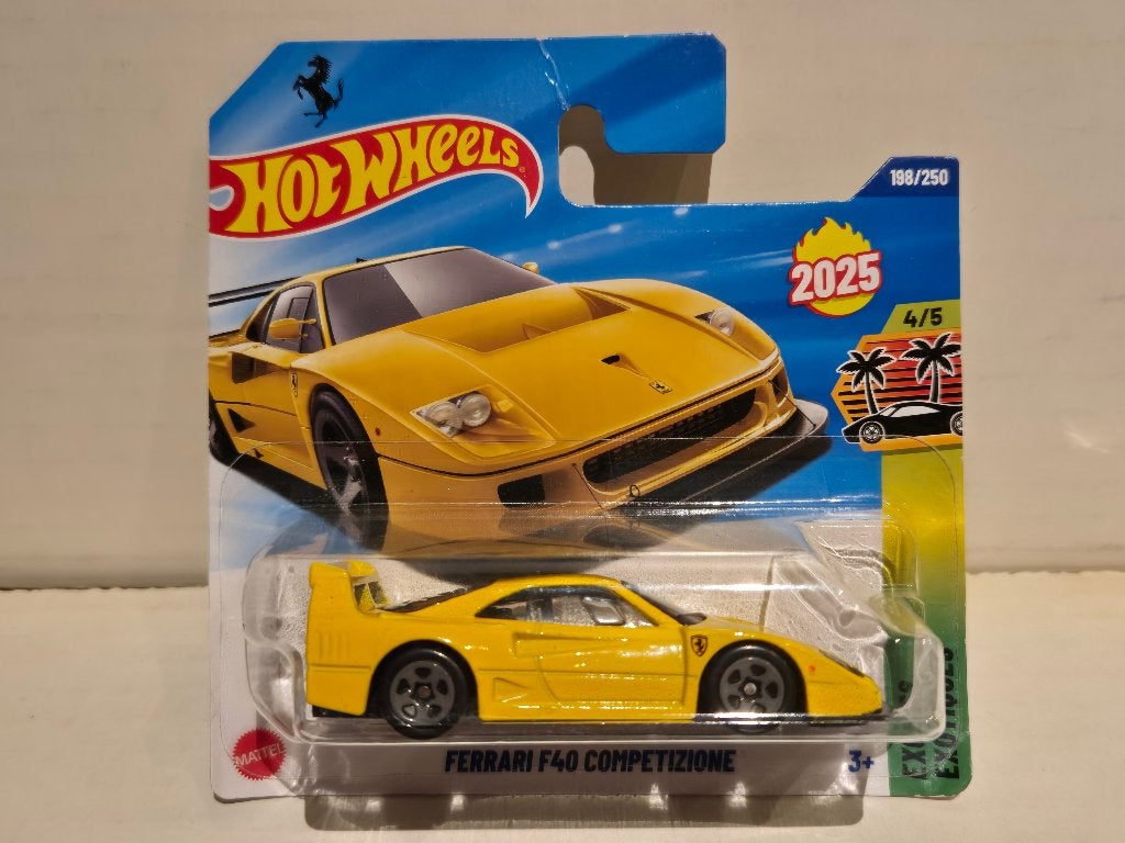Hotwheels 1/64 Ferrari F40 Competizigne, Ophalen of Verzenden, Nieuw, Auto