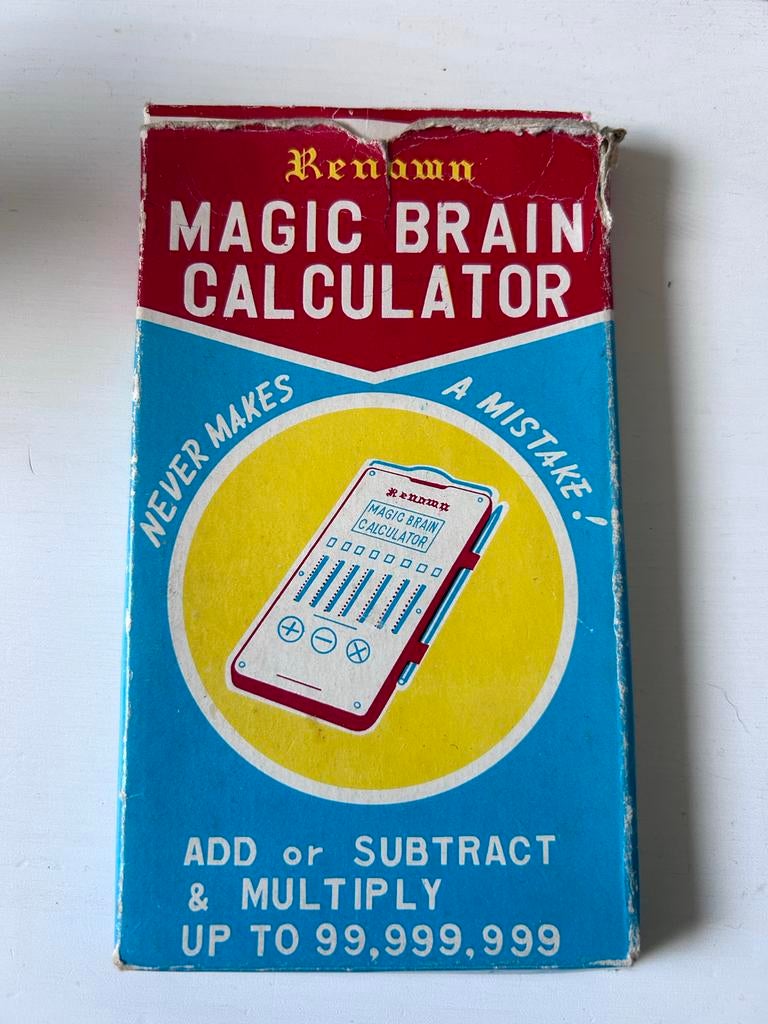 Vintage rekenmachine, Ophalen of Verzenden, Zo goed als nieuw