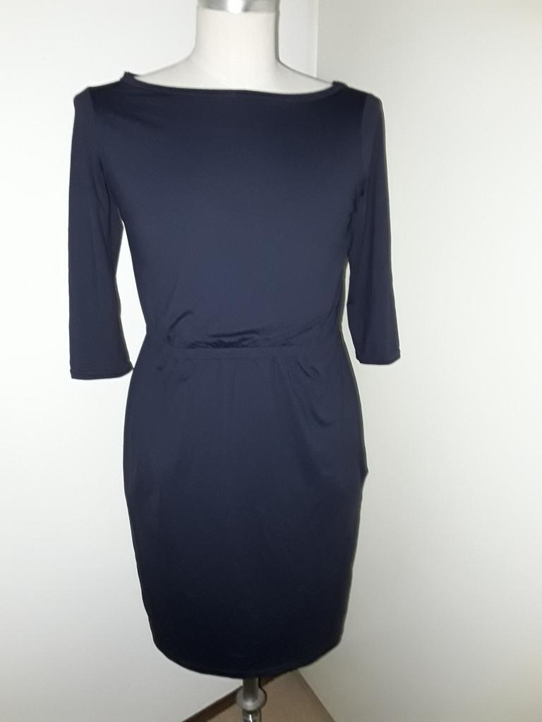 Donkerblauwe Elise Gug jurk mt 38, Maat 38/40 (M), Blauw, Elise Gug, Ophalen of Verzenden
