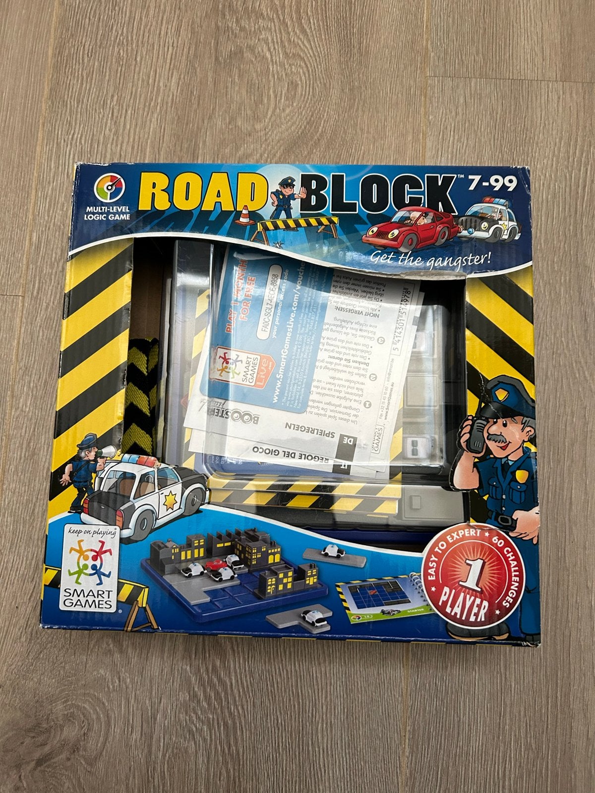 SmartGames Road Block: Multi-level logisch spel, Een of twee spelers, Ophalen of Verzenden, Zo goed als nieuw