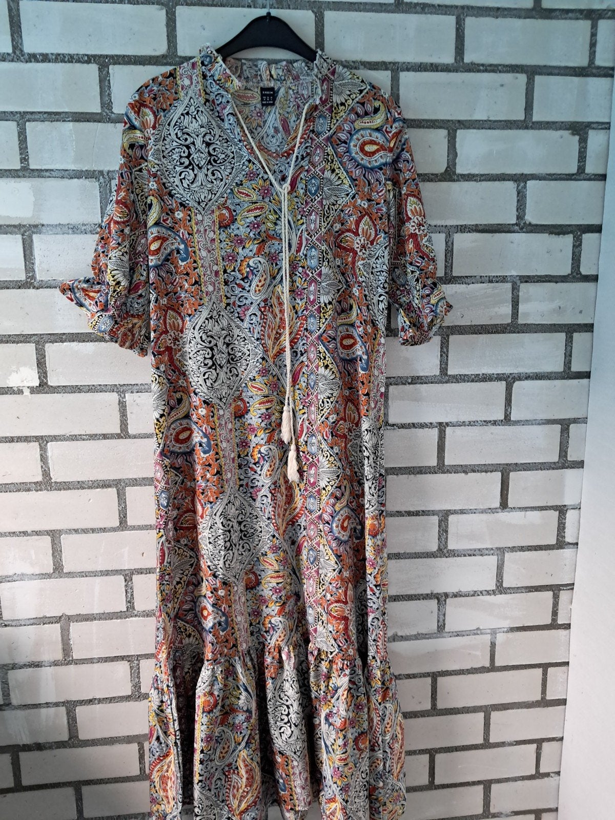 Jurk 38 ibiza style, Kleding | Dames, Jurken, Ophalen of Verzenden, Zo goed als nieuw, Maat 38/40 (M), Onder de knie