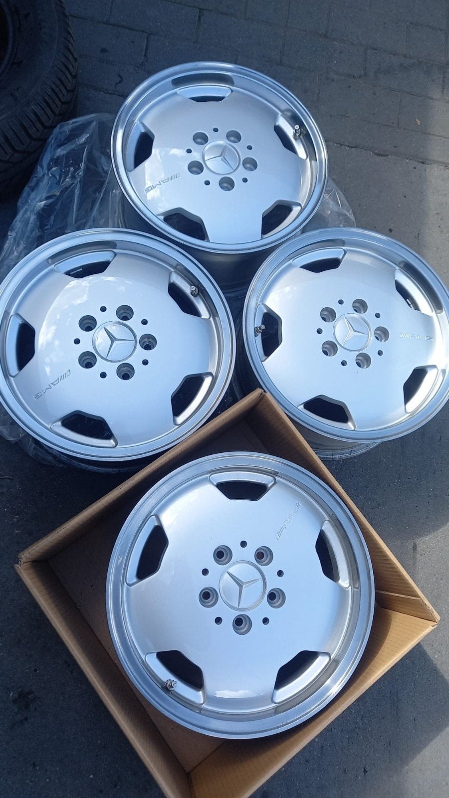 AMG AERO VELGEN 15 2 SET 7jx15 et 35 origineel, Ophalen, Gebruikt, 15 inch, Velg(en)