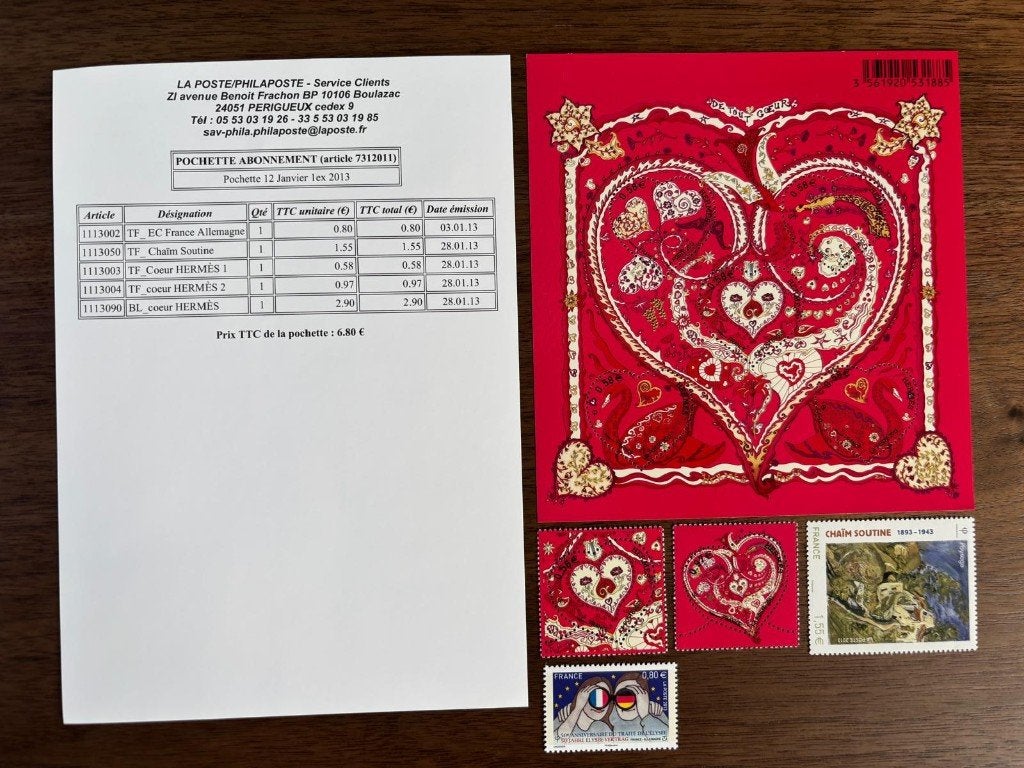71-Franse Postzegels-Philapost-abo(art. 7312011 - jan 2013), Ophalen of Verzenden, Na 1940, Postfris