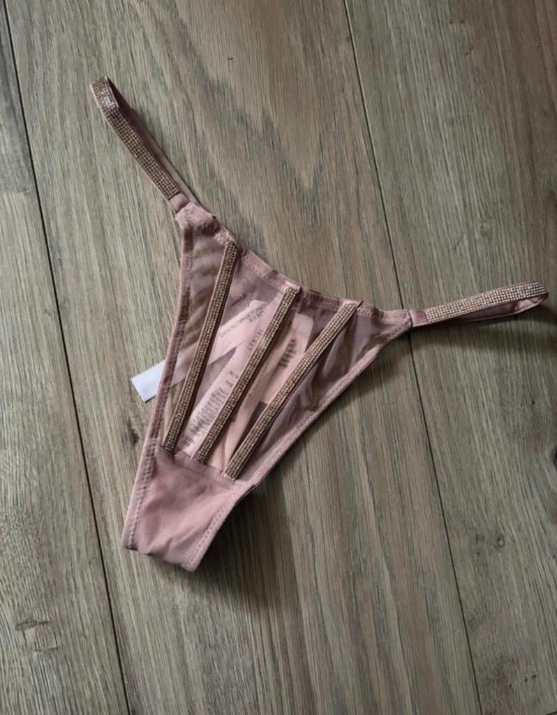 Victoria's Secret String, Verzenden, Beige, String