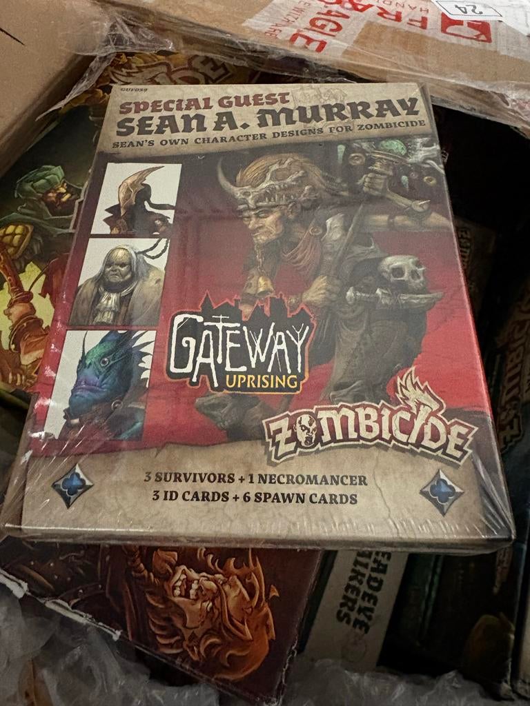 Zombicide Gateway Uprising Special Guest Sean A. Murray, Hobby en Vrije tijd, Gezelschapsspellen | Bordspellen, Vijf spelers of meer