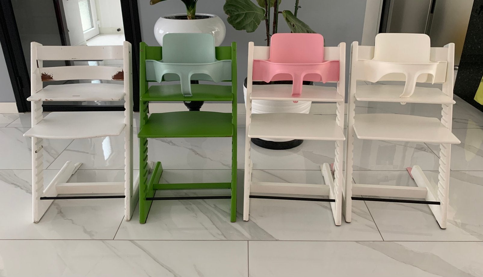 4x NIEUW MODEL Origineel STOKKE met Babyset, Ophalen of Verzenden, Meegroeistoel, Stoelverkleiner