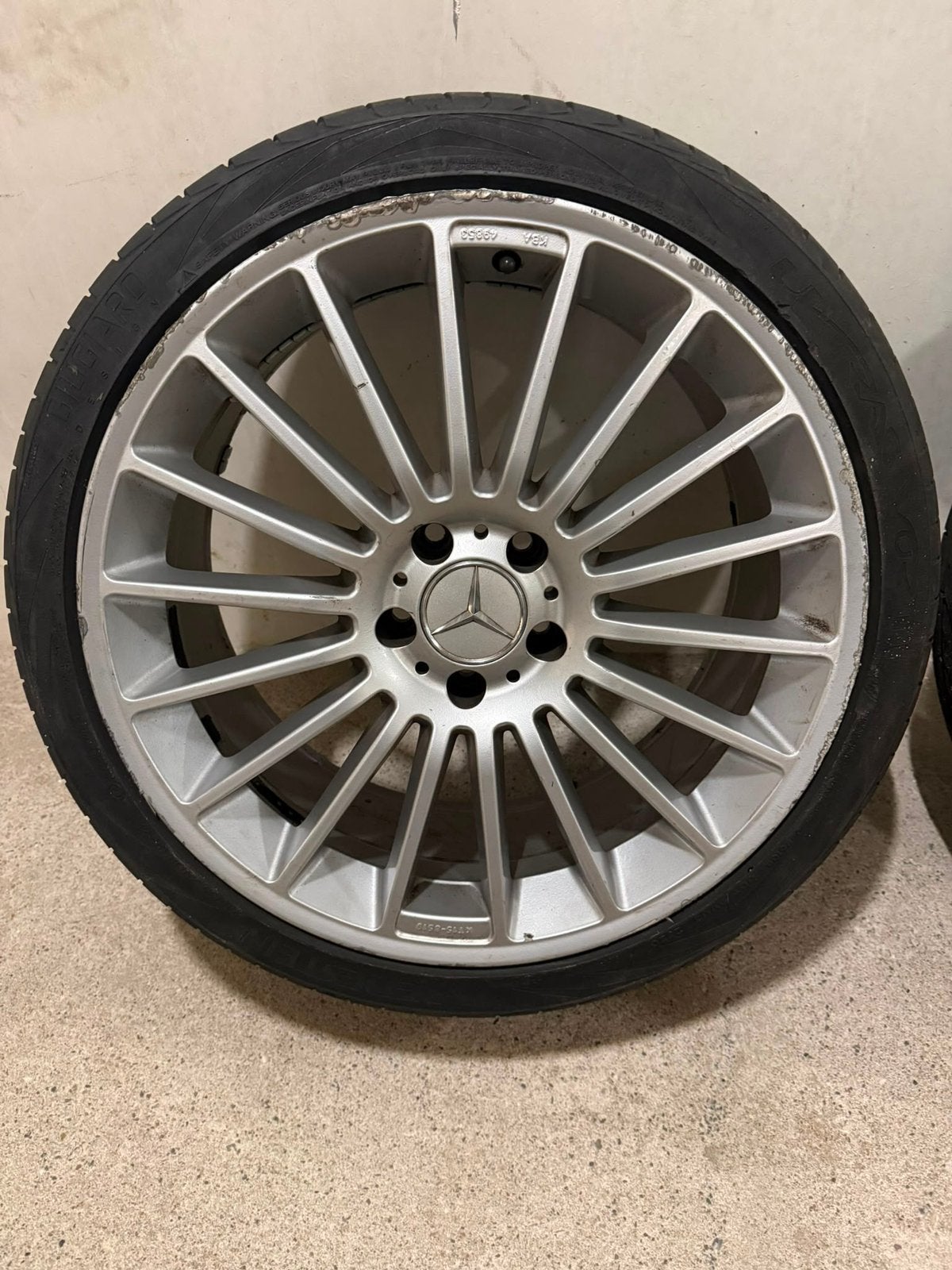 Mercedes Amg velgen 19 inch Breedset, Auto-onderdelen, Banden en Velgen, Gebruikt, 255 mm, Velg(en), Personenwagen
