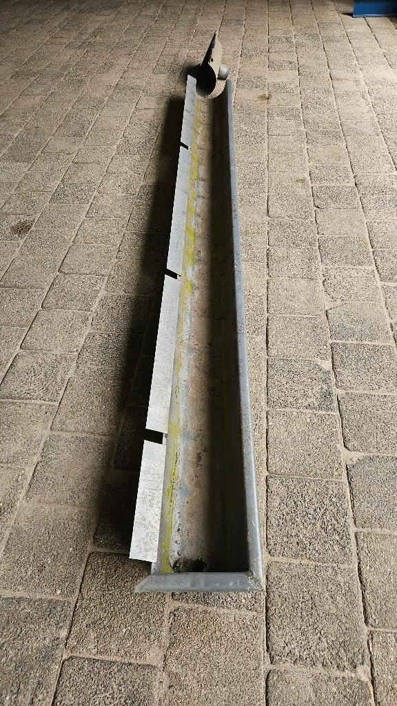 zinken dakgoot, Gebruikt, Zink, Minder dan 2 meter, Dakgoot