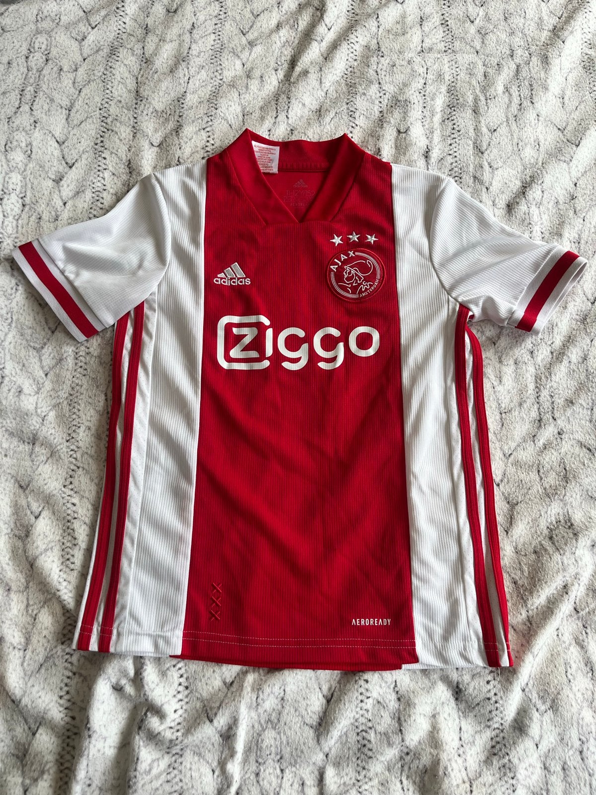 Ajax Thuisshirt Maat 152 - Neres 7 - Z.g.a.n., Ophalen of Verzenden, Zo goed als nieuw, Jongen of Meisje, Shirt of Longsleeve