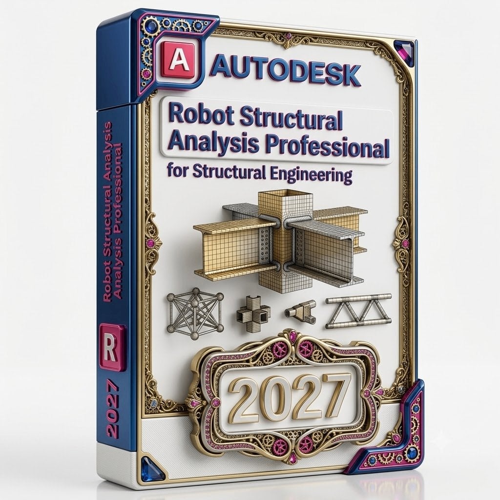 Autodesk Robot Structural Analysis Professional  2027, Computers en Software, Ophalen, Nieuw, Windows