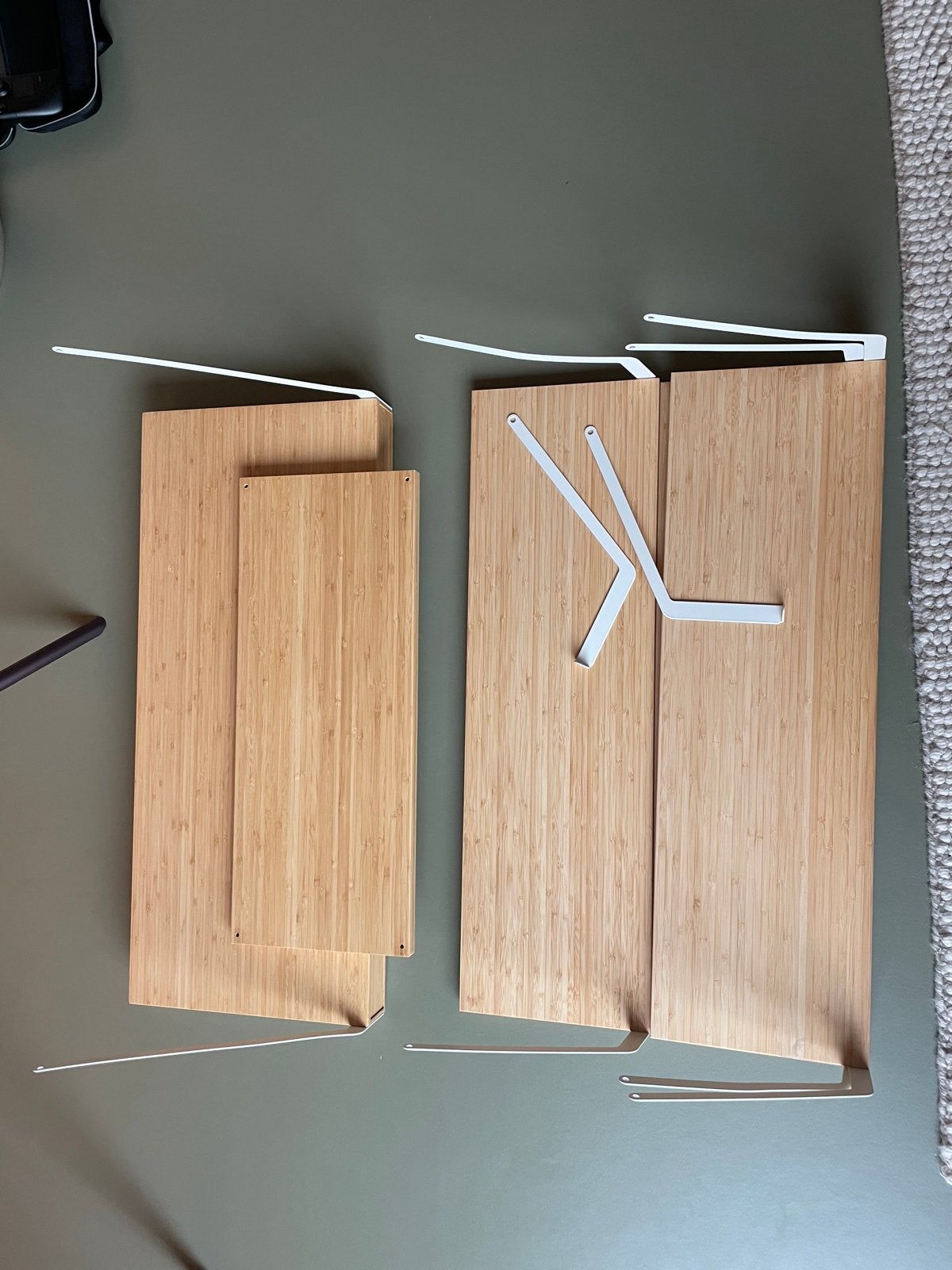 IKEA Svalnäs wandplanken met lades en metalen beugels, Ophalen, Gebruikt, 50 tot 100 cm, Minder dan 100 cm