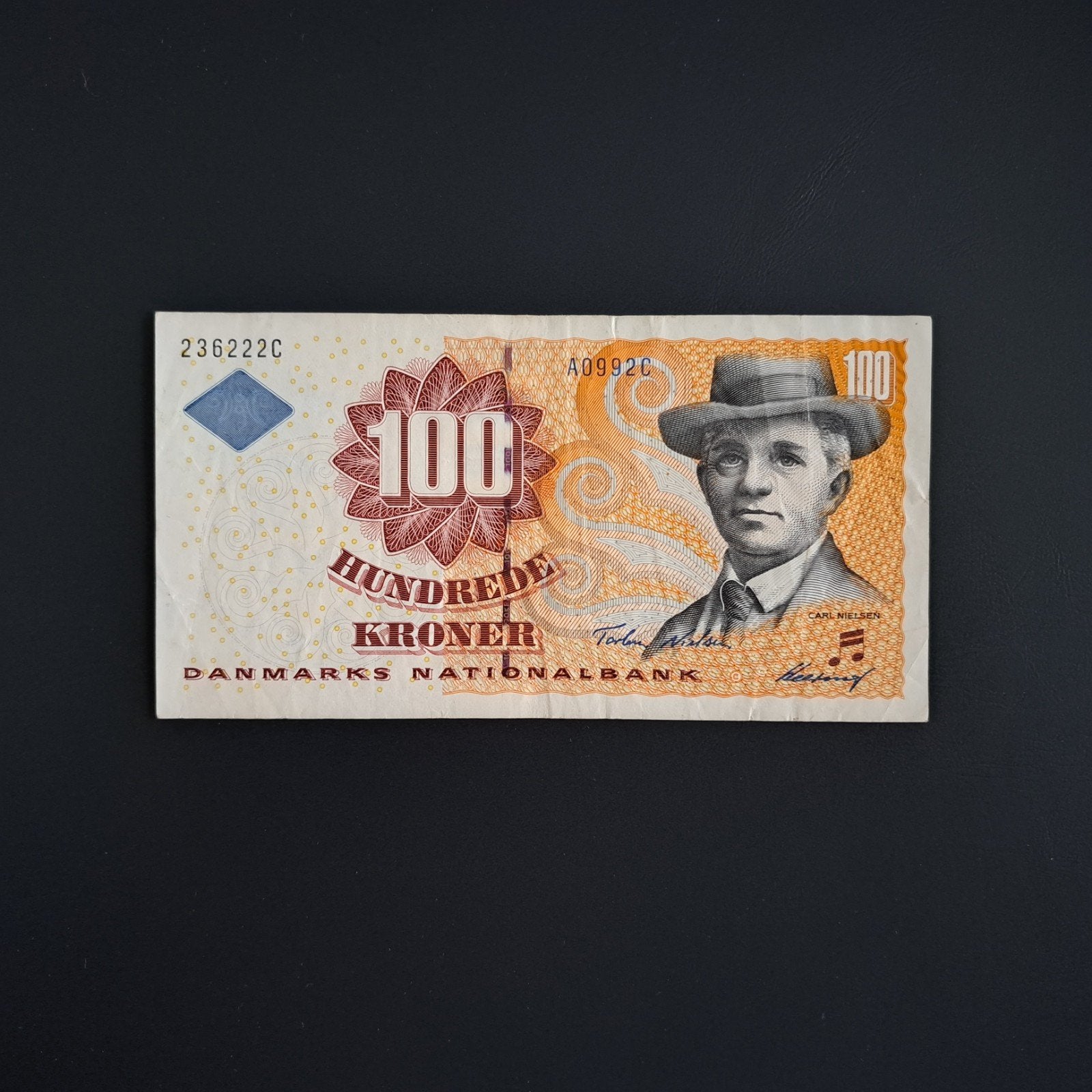 100 kronen Denemarken #010, Postzegels en Munten, Ophalen of Verzenden, Overige landen, Los biljet
