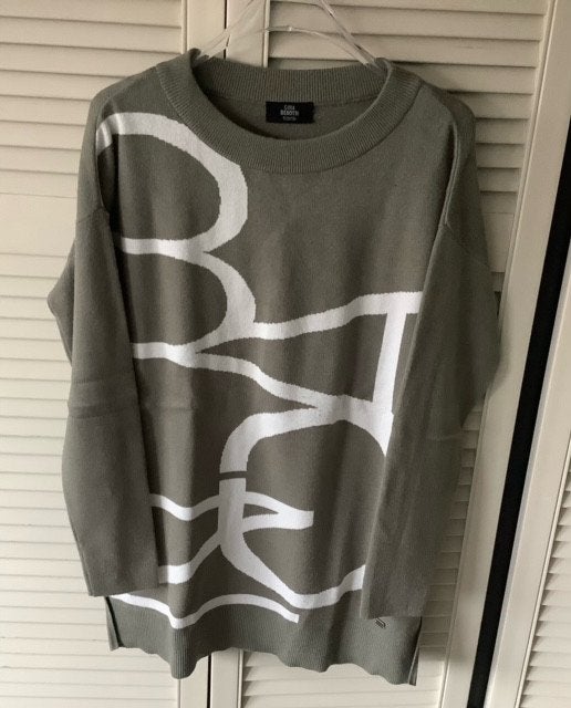 Gina Benotti Grijs/groene Trui Maat S, Kleding | Dames, Ophalen of Verzenden, Zo goed als nieuw, Maat 36 (S), Gina Benotti