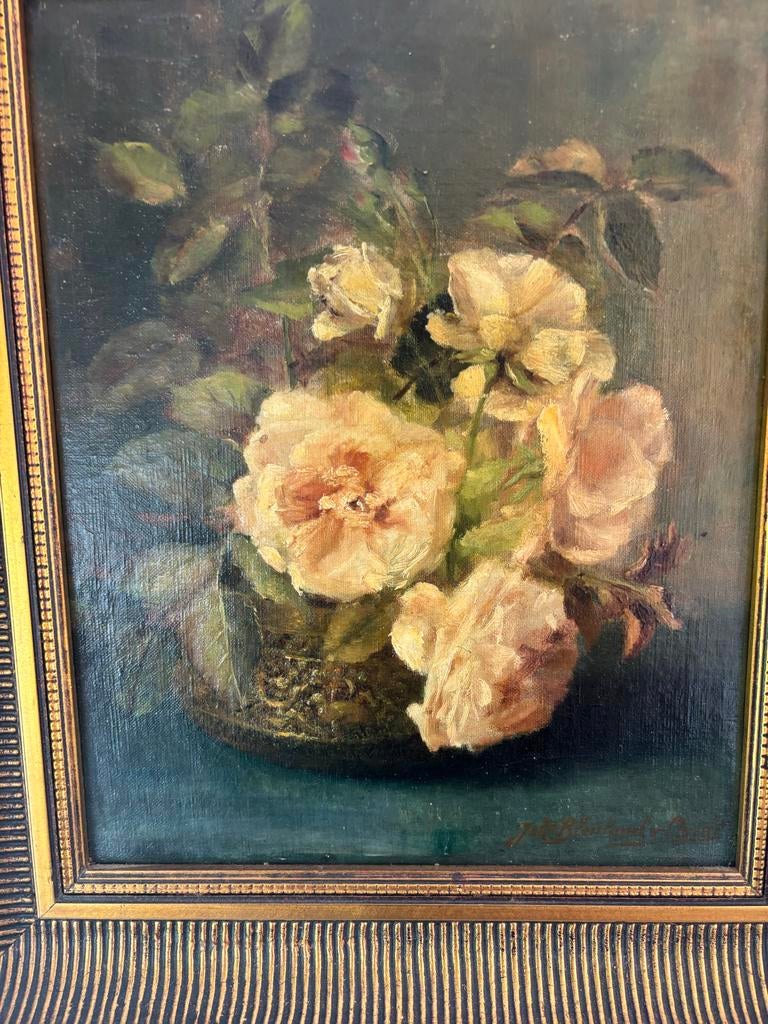 Prachtig stilleven van Joke Bleuland van Oordt, Antiek en Kunst, Kunst | Schilderijen | Klassiek, Ophalen of Verzenden