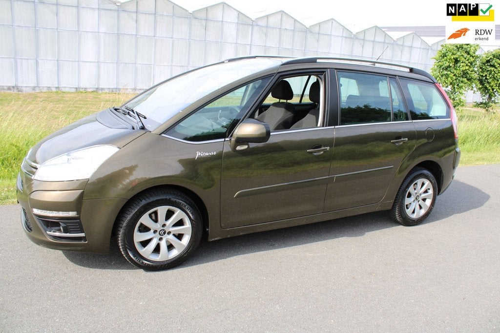Citroen Grand C4 Picasso 1.6 THP Collection EGS 7 Persoons A, Euro 5, Gebruikt, Bruin, 7 stoelen