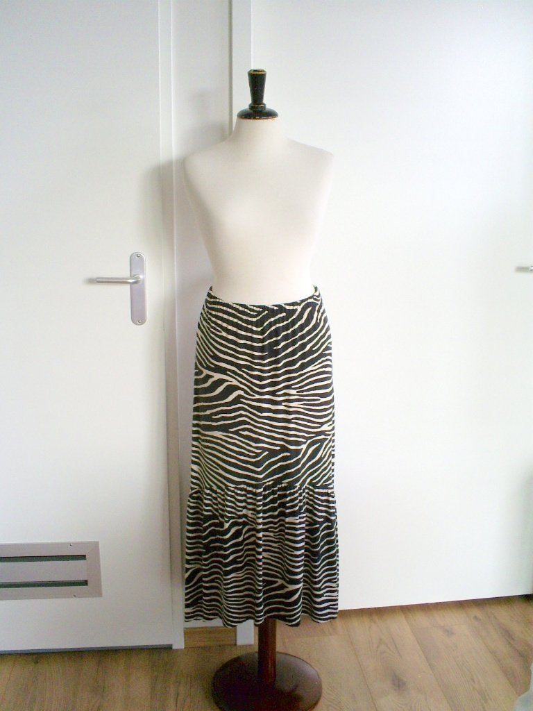 GEISHA maxi rok mt. 36 met rekband, Kleding | Dames, Geisha, Verzenden, Zwart, Zo goed als nieuw