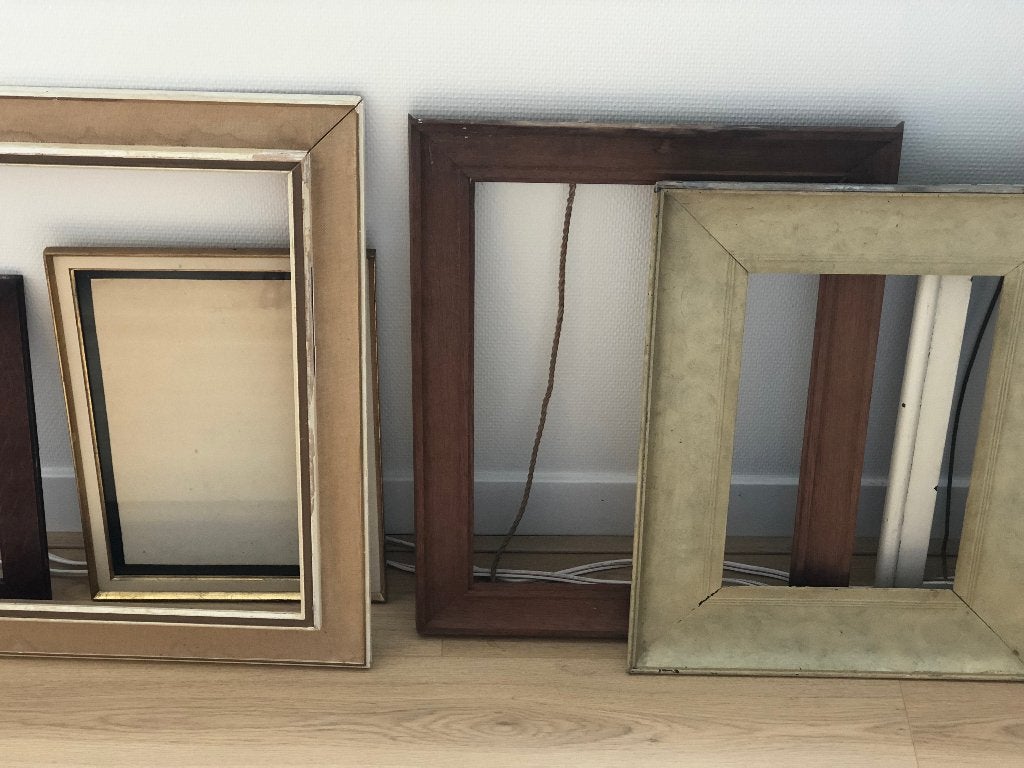 Houten lijsten om op te knappen, Ophalen of Verzenden, Hout, Schilderijlijst