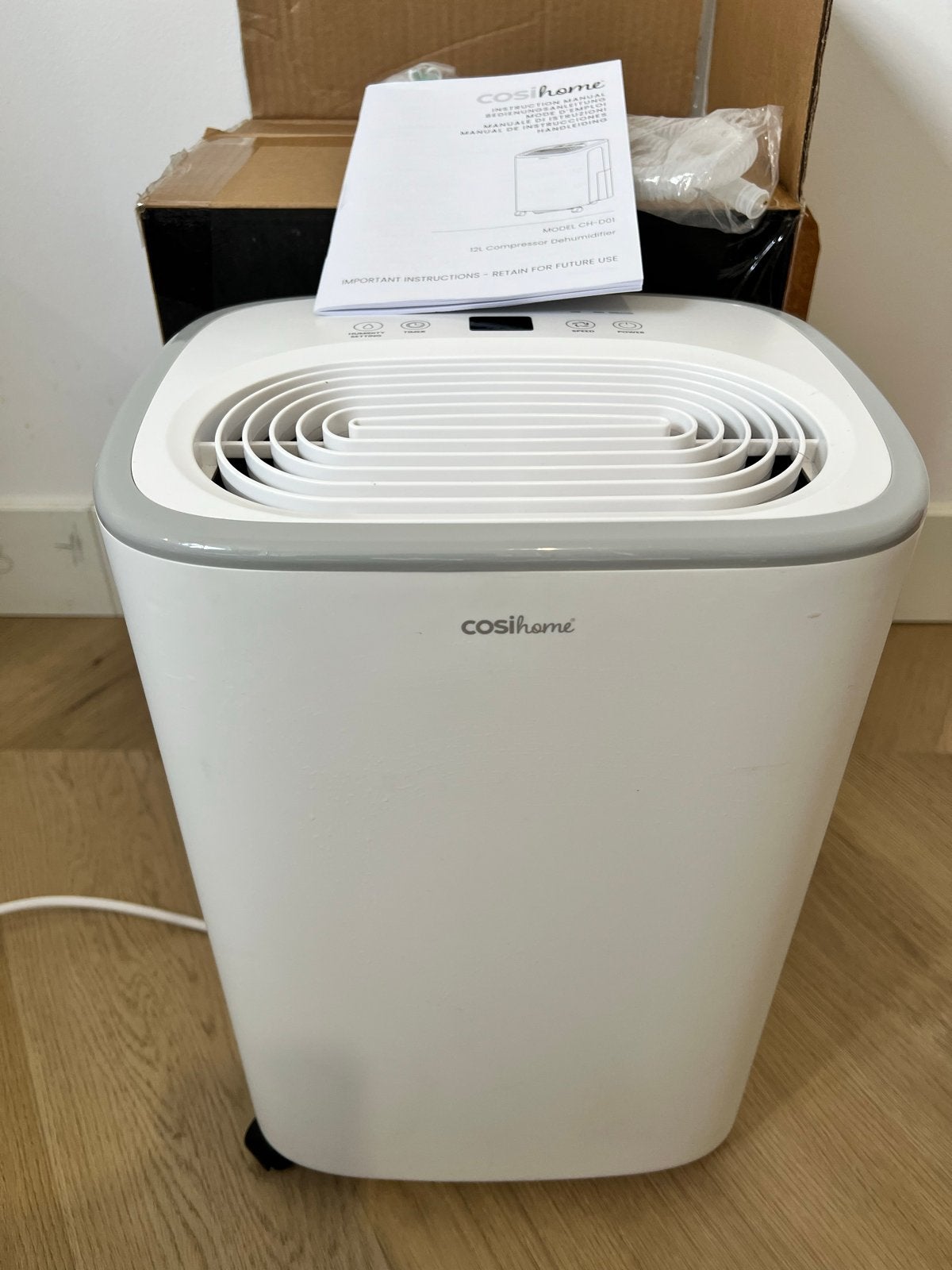 Cosi Home 12L Compressor Luchtontvochtiger, Ophalen of Verzenden, Zo goed als nieuw, Luchtontvochter