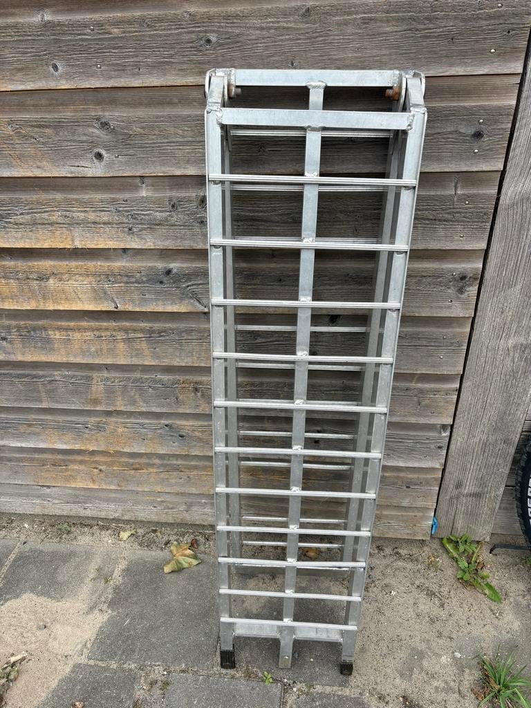 Aluminium oprijplaat - Inklapbaar en lichtgewicht, Ophalen of Verzenden