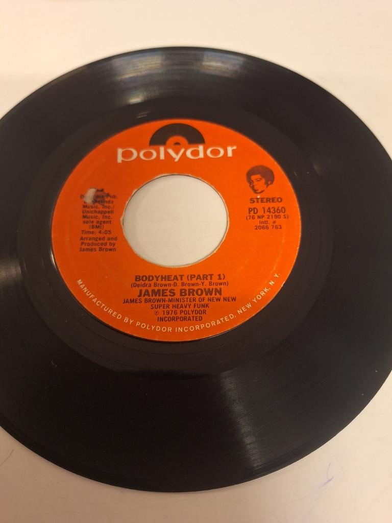 James Brown - Bodyheat, part l & ll, 1976., Verzenden, 7 inch