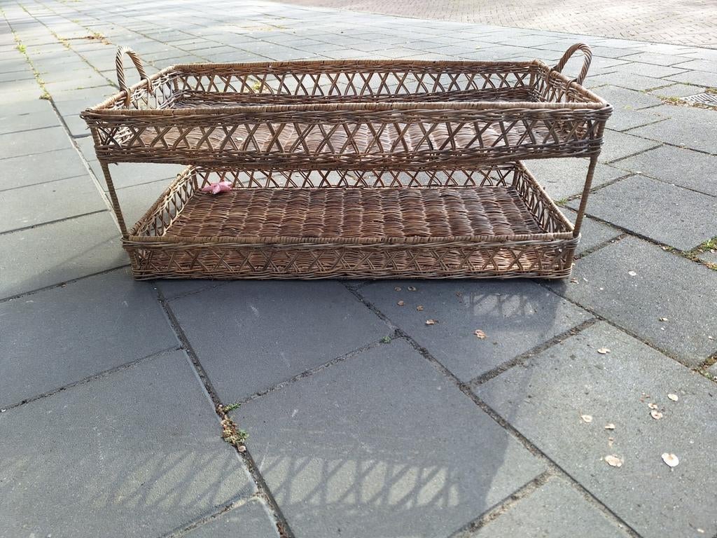 Rivièra Maison Ma Maison Double Tray S dienblad, Huis en Inrichting, Woonaccessoires | Krantenbakken en Lectuurbakken, Ophalen of Verzenden