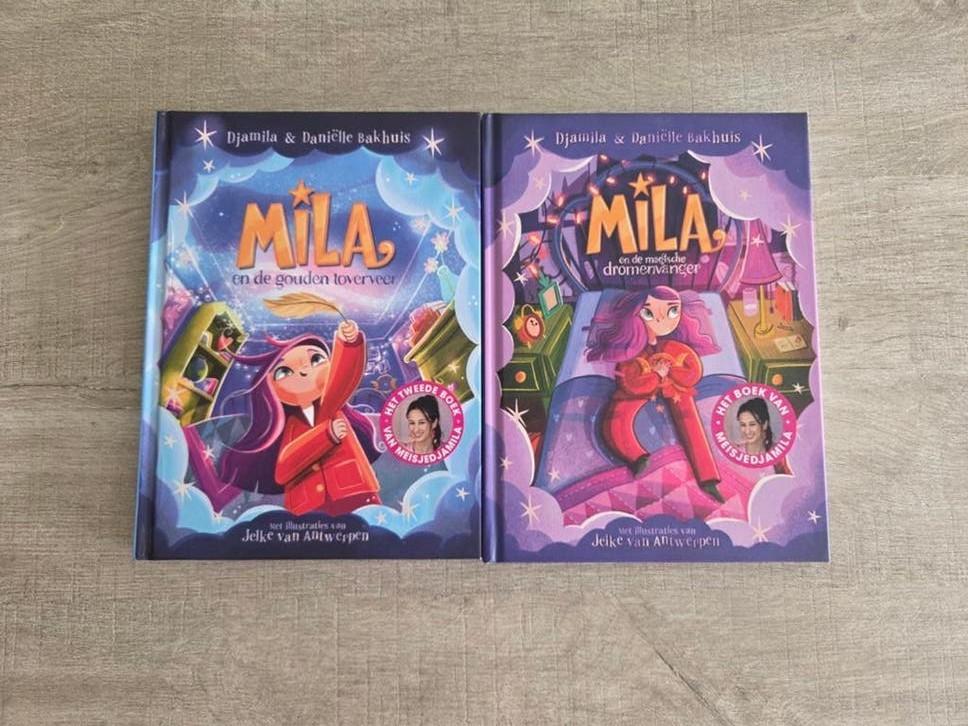 De 2 boeken van 'Mila' geschreven door Djamila, Ophalen of Verzenden, Zo goed als nieuw