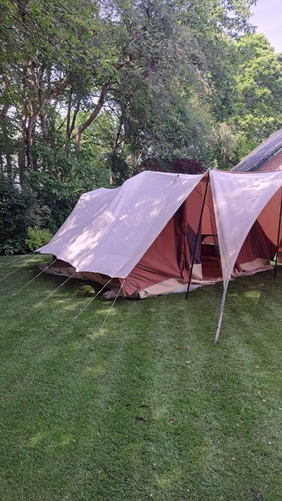 Mooie degelijke vouwwagen Smitveld Ruebist, Caravans en Kamperen, Vouwwagens, Smitveld, tot en met 4, Beige, Ophalen