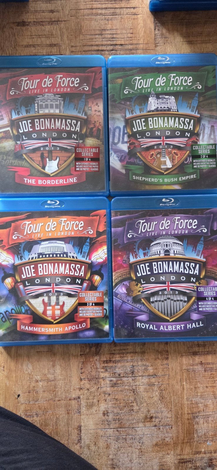 Joe Bonamassa Tour de Force Live in London 2013 - 4 Blu-rays, Ophalen of Verzenden, Zo goed als nieuw, Muziek en Concerten