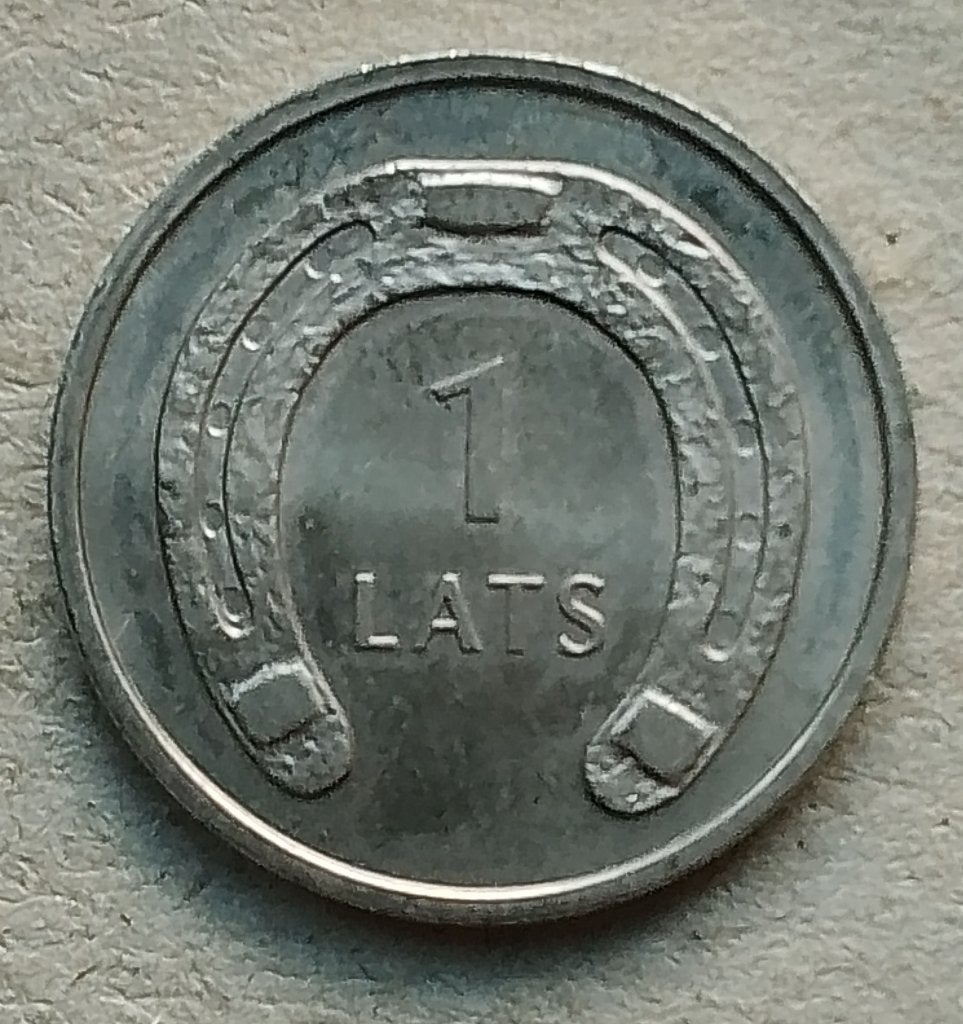 Letland, 1 lats 2010  km118, Ophalen of Verzenden, Overige landen, Losse munt