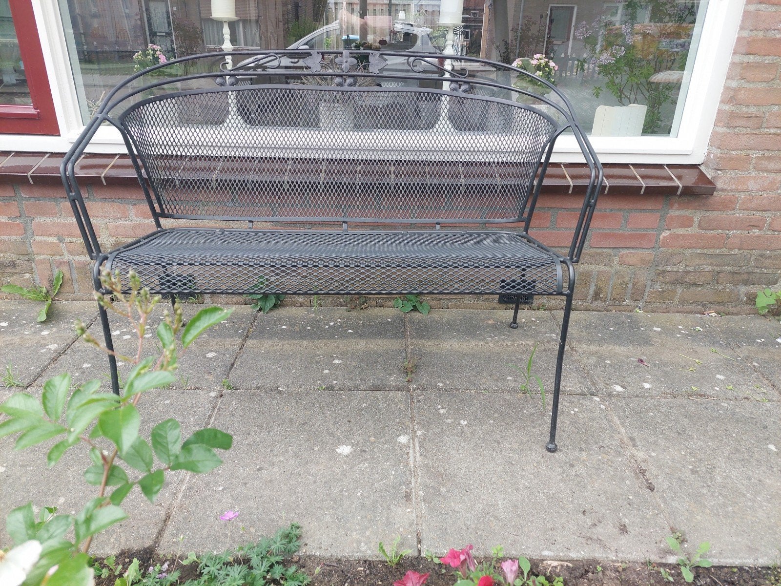 Smeedijzeren tuinbank Royal Garden Elegance, Tuin en Terras, Ophalen, Gebruikt, Metaal