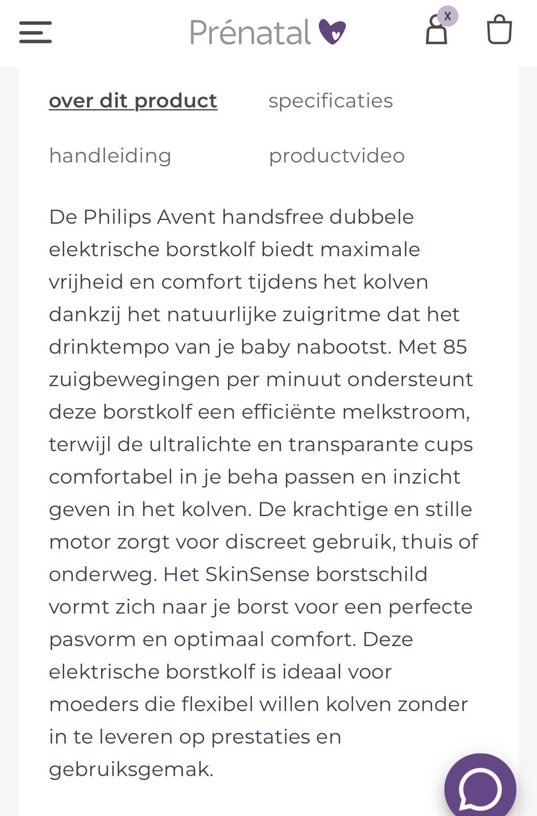 Foto 5 van Philips Avent Handsfree Dubbele Elekrische Borstkolf