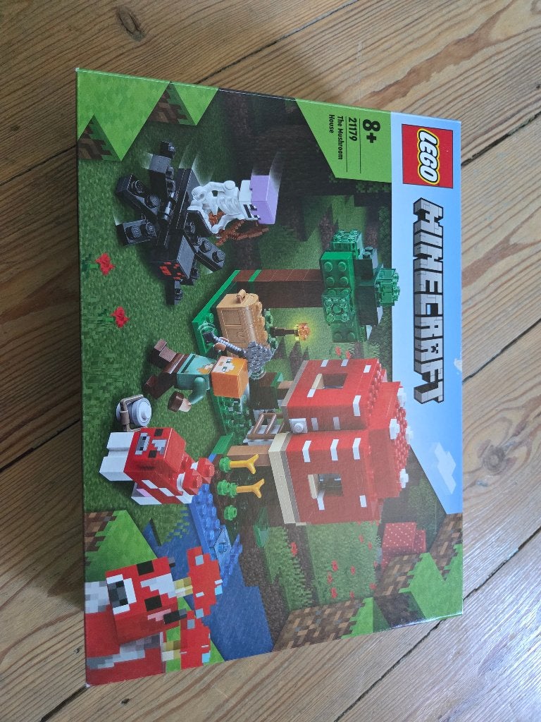 lego minecraft paddenstoelenhuis 21179, Minecraft, Lego, Ophalen of Verzenden, Zo goed als nieuw
