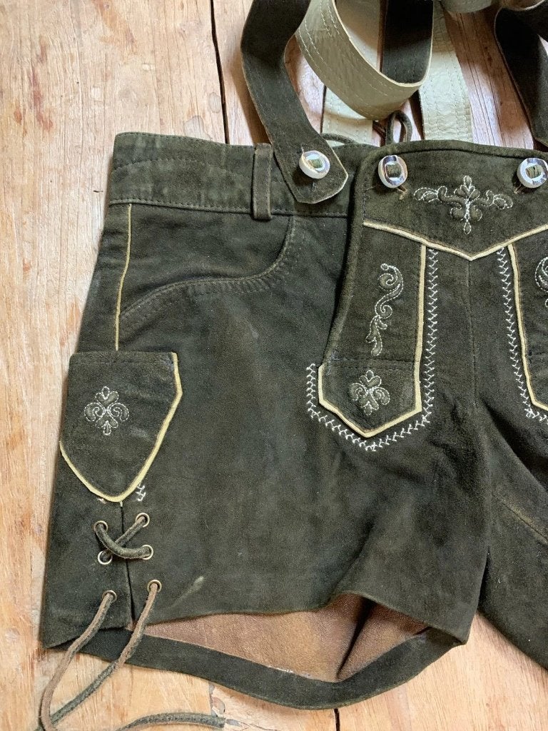 Dames Lederhosen maat 40, Kleding | Dames, Broeken en Pantalons, Bruin, Maat 42/44 (L), Djt@dejuistetoon.eu, Ophalen of Verzenden