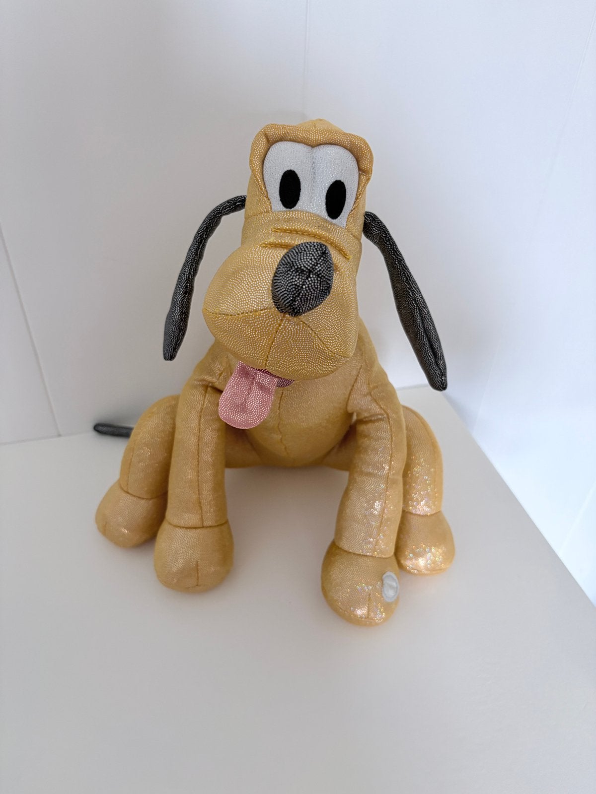 Pluto knuffel, 100 jaar Disney, collectors Item., Disney, Disney, Met geluid, Zo goed als nieuw