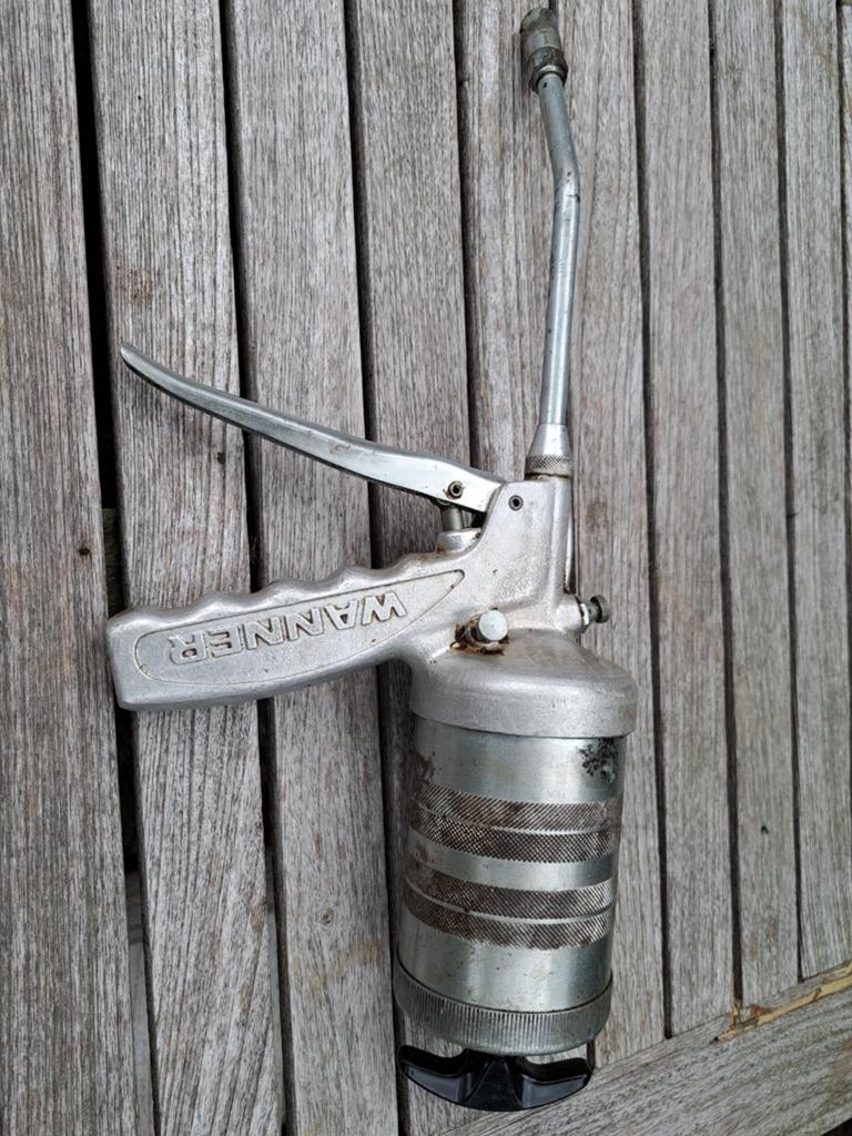 Vintage vetspuit van Wanner, Verzenden, Gebruikt