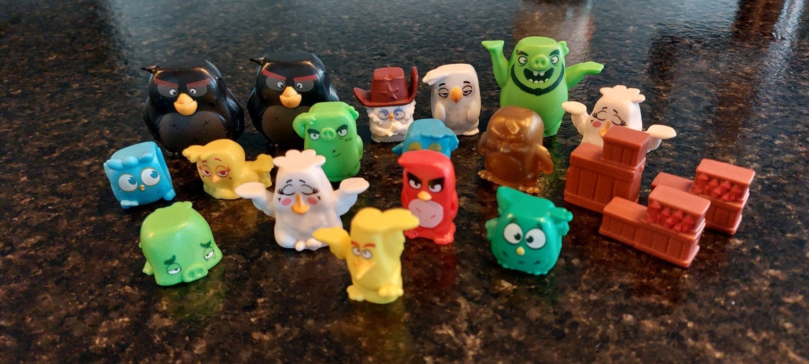 Angry Birds PLUS spaaractie poppetjes en bouwstenen, Ophalen of Verzenden