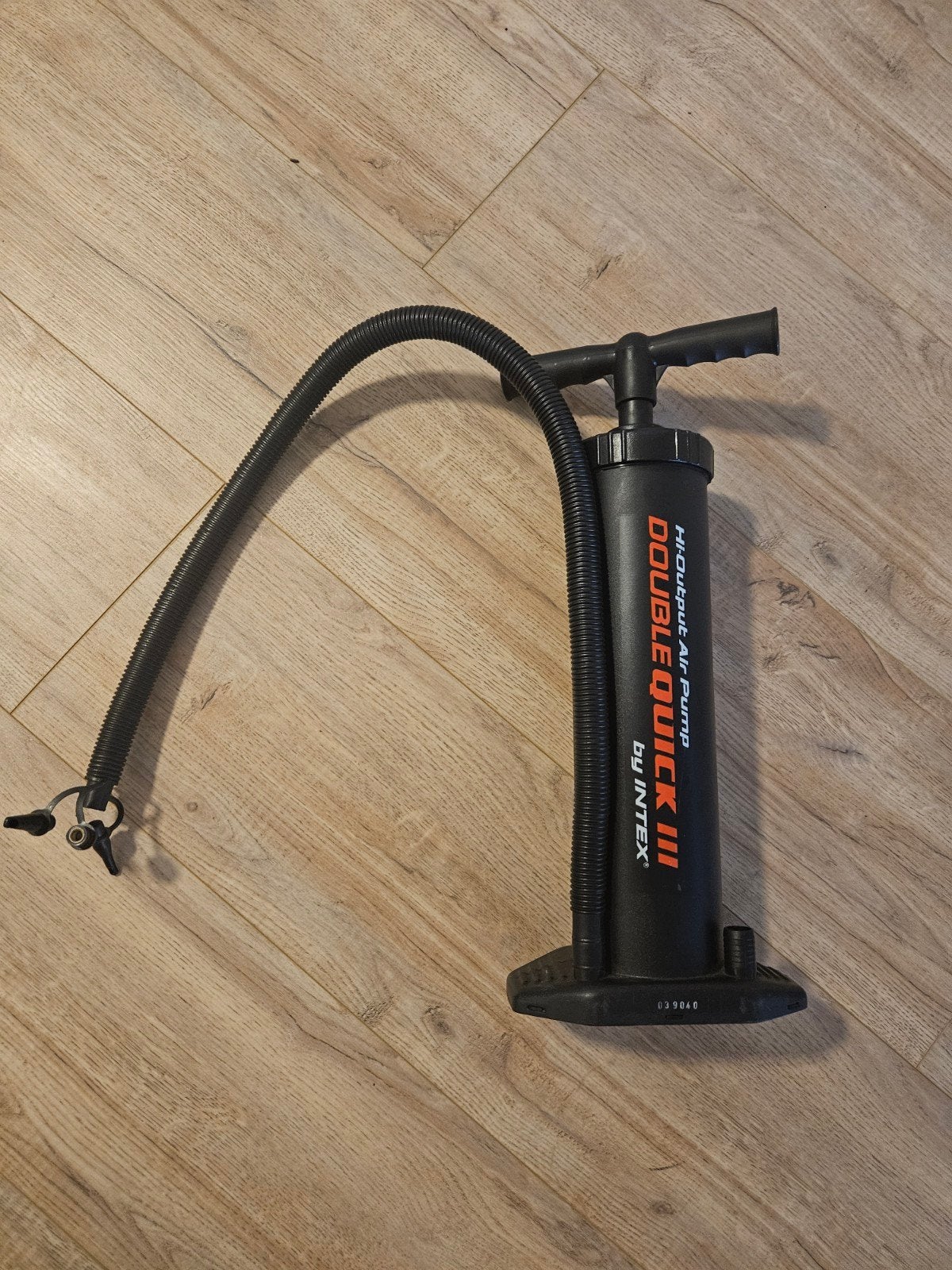 Intex Double Quick III Handpomp voor opblaasartikelen, Ophalen of Verzenden, Gebruikt