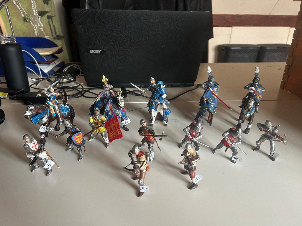 Ridders van Papo, Plastoy en Blue box, Ophalen of Verzenden, Gebruikt
