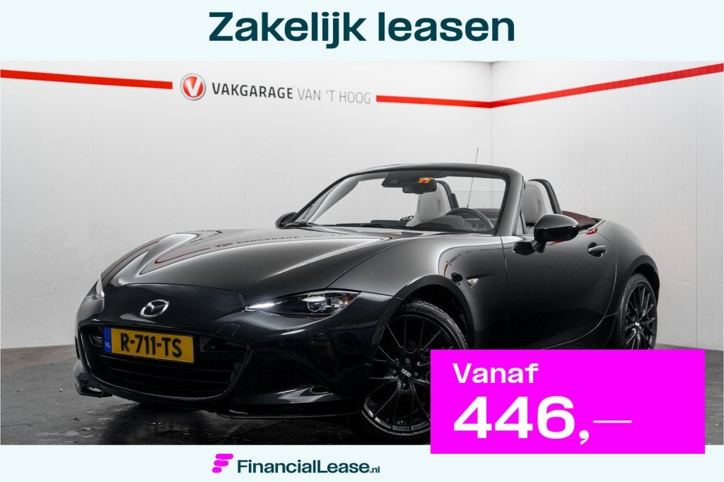 Mazda MX-5 2.0 SkyActiv-G 184 Signature Stoelkoeling Navi Ca, 1998 cc, Achterwielaandrijving, 4 cilinders, Cabriolet