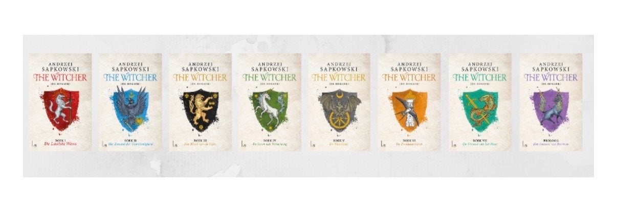 Complete The Witcher Boekenset - Nederlandstalig, Boeken, Ophalen, Zo goed als nieuw
